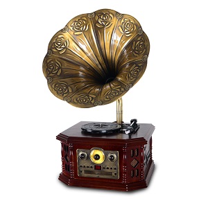 Horn Wooden Turntable